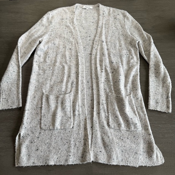 Madewell Cardigan Sweater Donegal Kent Snow XS - Picture 3 of 10